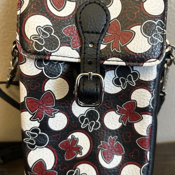 Disney Parks D-Tech MINNIE MOUSE Crossbody Phone Case Wallet Clutch - Picture 2 of 4